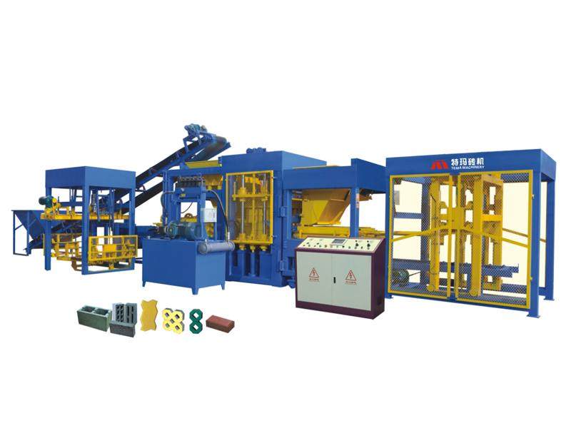 QT0-15A全自動混凝土(雙布料彩色)砌塊成型機